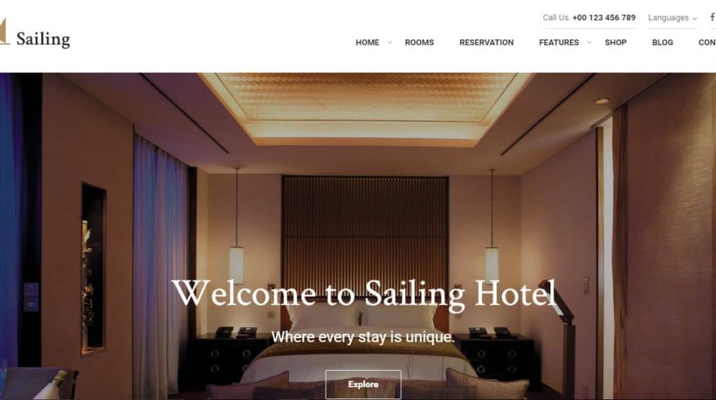 Hotel WordPress Theme